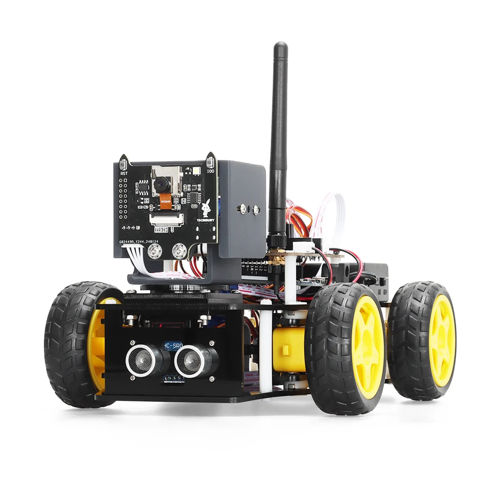 ESP32 Camera Ackermann 4WD Robot Car Kit For Arduino Programming